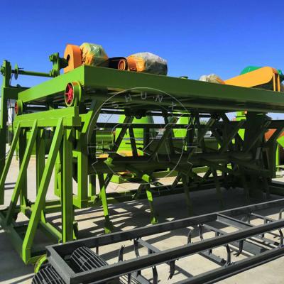 China Simple groove compost turning machine for organic waste poultry manure processing Te koop