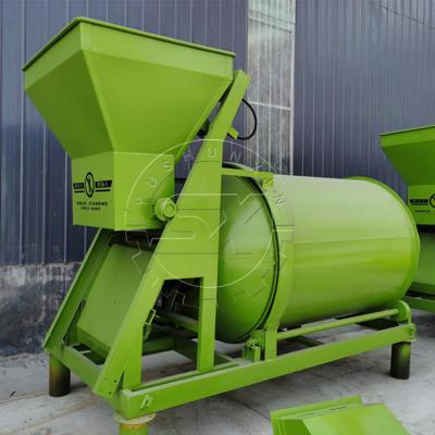 China BB fertilizer Rotary drum mixer for mixing batch by batch for sale