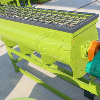 China Special mixer for organic fertilizers is used to add chemical ingredients evenly and continuously, stirring en venta