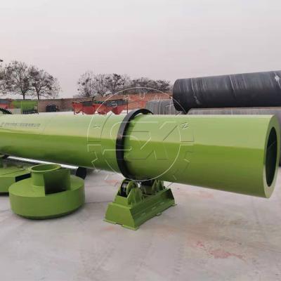 China Rotary Drum Cooling machine or cooler  be used with dryer in fertilizer production line to reduce the particle temperatu for sale