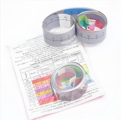 China CMYK Synthetic Paper Measuring Tape Disposable Waterproof For Bra Fitter Measurement for sale