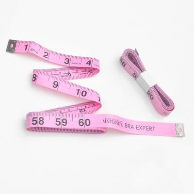 China Fita métrica cor-de-rosa bonito da roupa, 60 da roupa polegadas de fita da régua com métrica da polegada à venda