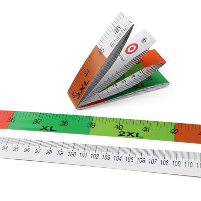 China Wintape Disposable Paper Measuring Tape 1.5m Printable Full Color Flexible for sale