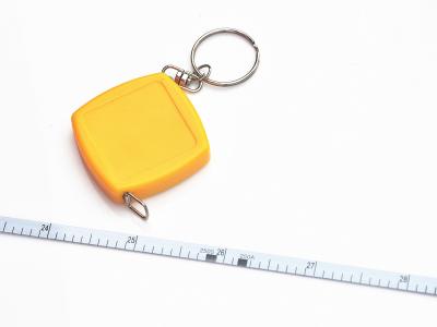China Mini Baseball Diameter Scale Tape Measure With Keychain OEM ODM for sale