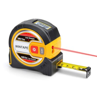 China EN-71 Laser Measure Tape Outdoor DIY Digital 50ft Laser Distance Meter With HD LED Display for sale