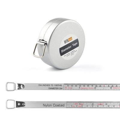 China Wintape Extra Long 12ft 3.6 M Steel Measuring Tape with Clear Scales and Inch Markings Durable Diameter Measuring Tape for sale