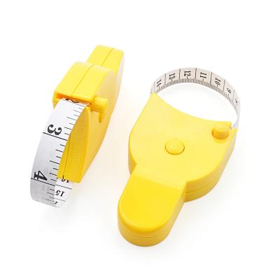China Wintape Yellow Custom Retractable Case Tape Measure Multifunctional Quick Access Accurate Fitness Measuring Tape for sale