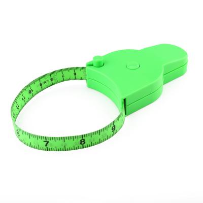 China Wintape Plastic Measuring Tape Custom 2m 80inch Green Vinyl Coated Soft Small Tape For Body Sizes Measurement en venta