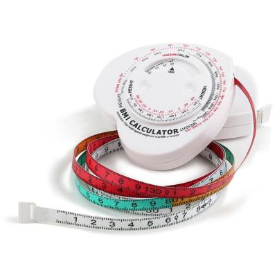 China 150cm White Heart Tape Measure Accurate Body Mass Index Measurement For Personal Trainers à venda
