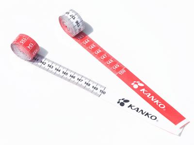 중국 150 센티미터의 유연한 부드러운 비닐 측정 테이프에 쉽게 읽을 수 있는 표시 판매용