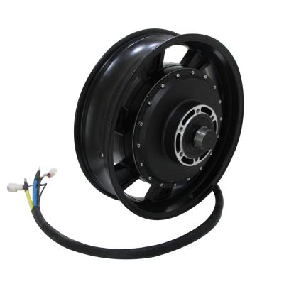China 14000W E Scooter Wheel Hub 17 Inch Water Cooled BLDC Motor for sale