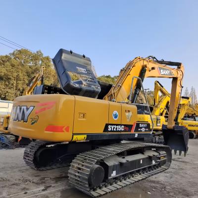 China 21000kg Sany Excavators Refurbished Sany Sy215c Excavator 1.1m3 Bucket for sale