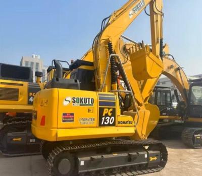 China PC130 13T Used Kubota Excavators 0.64m3 Used Crawler Excavator for sale