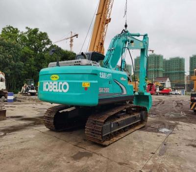 China Hino J05E-TI Excavador Kobelco Usado Verde Sk200-6 Excavador Usado à venda