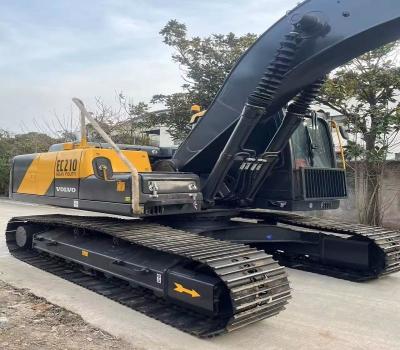China Height 4140mm Used Volvo Excavator EC210B 21.5 Tons Used Excavator Digger for sale