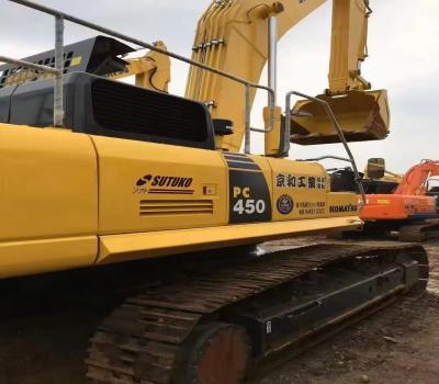China 45000kg Used Komatsu Excavator 10.3M Height Second Hand Diggers for sale