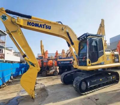 China Yellow Second Hand Komatsu Excavator Aftercooled Engine Used Excavator Digger for sale
