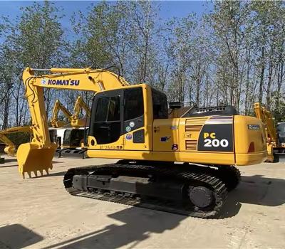 China PC200-8 Excavadora Komatsu usada amarillo en venta