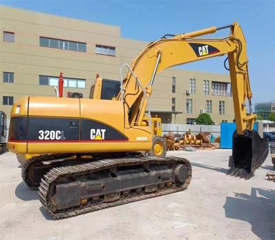 China Yellow Used Cat Mini Excavator 0.3M3 Bucket Second Hand Diggers for sale