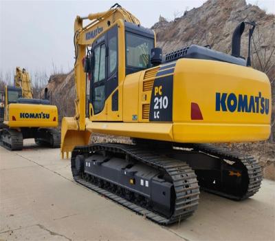 China 3.48m excavación excavadora de rastreo usado Komatsu Pc210 excavadora de segunda mano en venta