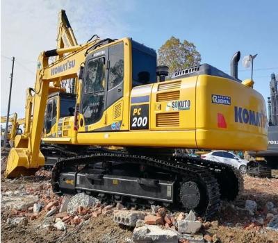 China Excavadora hidráulica usada 131KW Komatsu Pc 200 Mini Excavadora usada à venda
