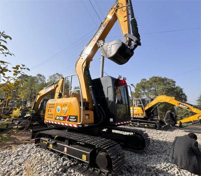 China 7T SecondHand Sany Excavator Digger Usado para Projetos de Construção à venda