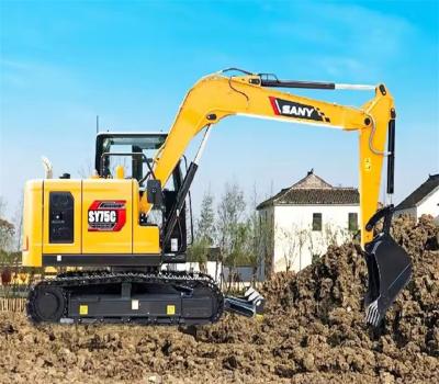 China Moving Type Used Crawler Excavator SY75C Second Hand Diggers for sale