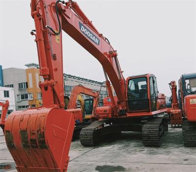 China Orange DX300LC Used Doosan Excavator 7530mm Radius Made In 2018 for sale