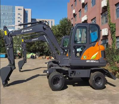 China DX60W Excavadora Usada Doosan 2,9m Máquina Excavadora Usada à venda