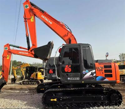China Excavadora de segunda mano Zx120 Hitachi Crawler 1.0M3-1.2M3 con motor ISUZU en venta