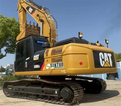 China 5.7M Boom Excavadora grande usada CAT 336D excavadoras de segunda mano en venta
