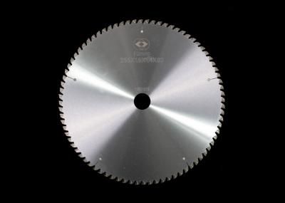China Unique Teeth angle Metal Cutting Saw Blade / Cermet Tip Cold saw blades 255mm 80z for sale