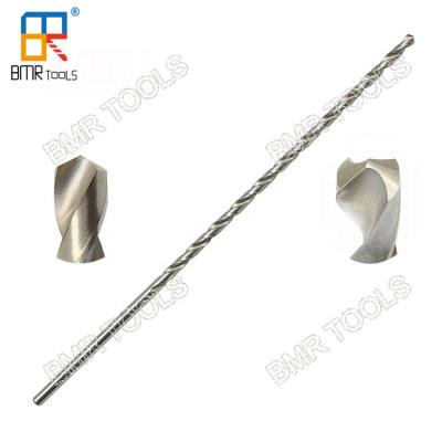 China 300mm extra long with 50mm shank length HSS 4241 bright finishing milling drill bit for sale