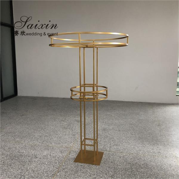 Quality 1.5m Tall Large Double Round Flower Pot Stand Arrange Furniture 150cm for sale