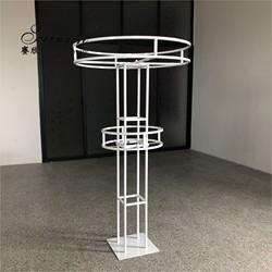 Quality 1.5m Tall Large Double Round Flower Pot Stand Arrange Furniture 150cm for sale