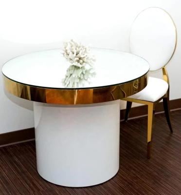 中国 Unique gold sweetmeats acrylic stand cake table for wedding event party 販売のため