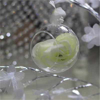 China Wholesale cheap glass  hanging ball candle holder lantern for event Christmas decoration for sale