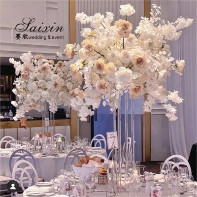 China ZT-362 Wedding crystal acrylic wedding centerpiece flower stand for sale