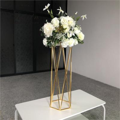 China Factory Price Metal Plant Stand Gold Flower Pot Stands For Wedding Centerpieces for sale