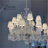 Quality 12 Light Crystal Chandelier Bedroom Lighting Event Ceiling Decor Larger Shade for sale