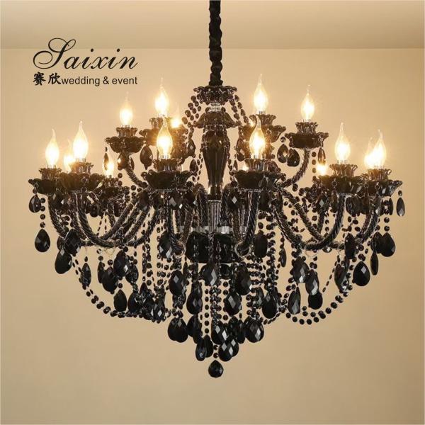 Quality White Crystal Chandelier Lights Crystal Ceiling Lamp Decoration 100CM for sale