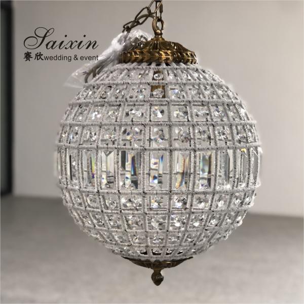 Quality Round Crystal Ball Chandelier Lighting Fixture Lamp Chandeliers Ceiling 60cm for sale