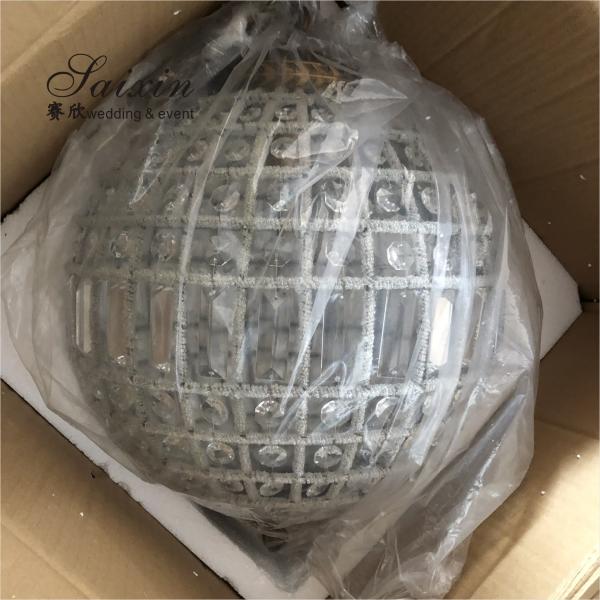 Quality Round Crystal Ball Chandelier Lighting Fixture Lamp Chandeliers Ceiling 60cm for sale