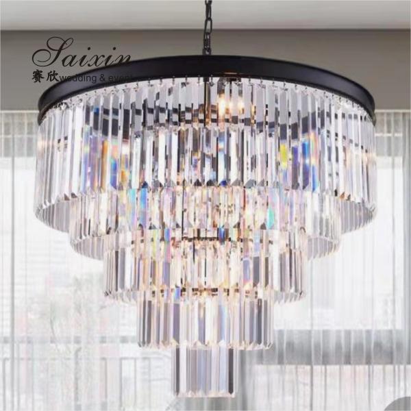 Quality Modern Home Crystal Ceiling Lights For Living Room Kitchen Decoration Crystal 120cm for sale