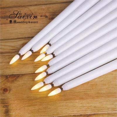 China LED Taper Wedding Candles Centerpieces Decoration Remote Control Long for sale