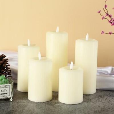 Китай Hot sale good quality  real wax LED pillar candle for weddings продается