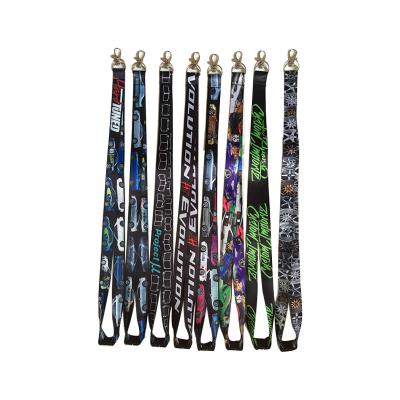 China Id Card Holder Dye Sublimated Lanyards Soft Luxurious Fabric for sale