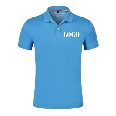 China t-shirt curto da luva de 200 G/M, camisas do polo T do golfe do estilo ocasional do poliéster à venda
