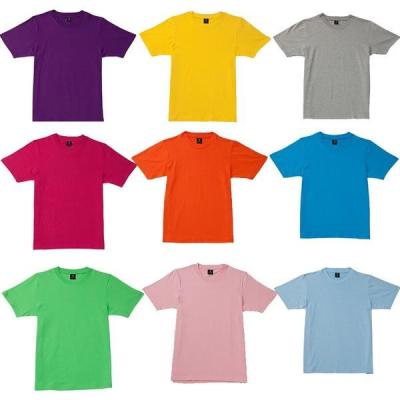 China Breathable Crew Neck Short Sleeve Blank Plain T Shirts Customized Classic for sale