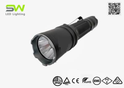 China Rechargeable 1300 Lumens Tactical Flashlight For Police Self Defence for sale